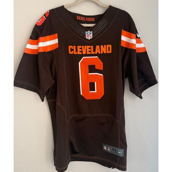Nike NFL On Field Cleveland Browns Baker Mayfield #6 Jersey Brown Size 44 - Picture 1 of 6